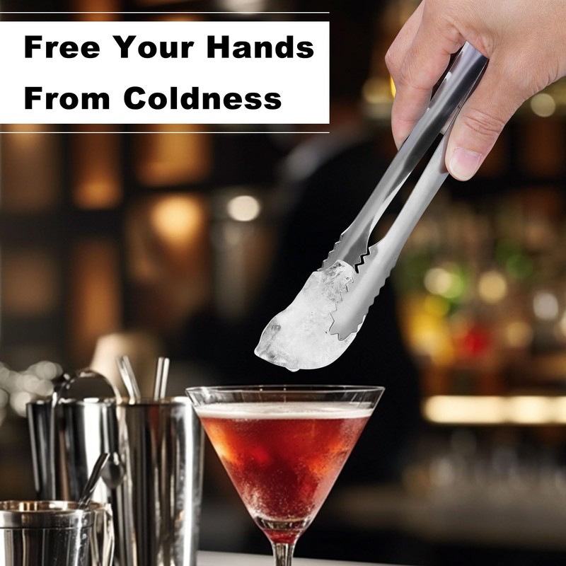 4Pcs Ice Pick Set, Stainless Steel Ice Chipper with Wood