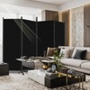 4 Panel Room Divider, Folding Privacy Screen Wall Divider for