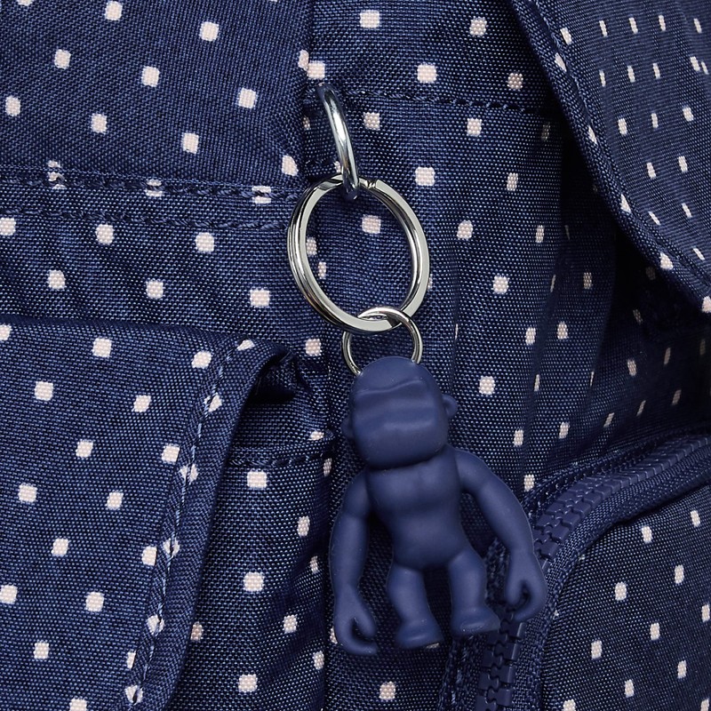 Kipling Backpacks CITY PACK MINI Soft Dot Blue