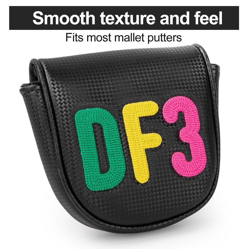 Golf Putter Cover for DF3 Center Shafted Putter Cover Head