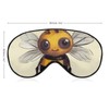 Soft Comfortable Eye Mask Cute Bee Printed Night Sleeping Eye