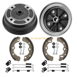 M MATI Rear Brake Drums & Brake Shoes For Kawasaki Mule 2510 3000 3010 3020 4000 & 4010