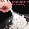 Rice Spoon Thickened Stainless Steel Non-Stick Rice Paddle Rice Scooper,