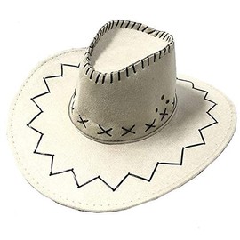 Light Tan Suede Effect Cowboy Hat