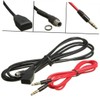 jojofuny 3pcs Aux Audio Input Cable for Automobile Audio Connector