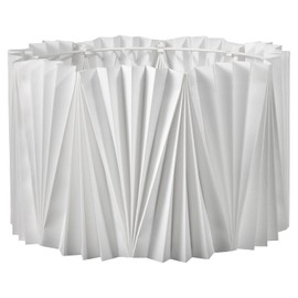 KUNGSHULT Lamp Shade, Pleated white33 cm