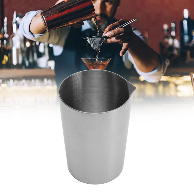 304 Stainless Steel Cocktail Mixing Glass Stirring Cup with Eagle