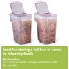 Snapware Airtight 2-Pack (22.8 Cup) Cereal Dispenser Storage Containers, Flip-Top