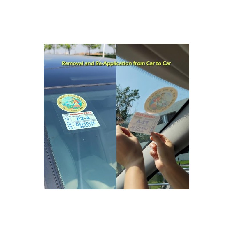 Electrostatic Windshield Sticker Applicator Film - 10 Pack