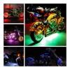 PUNKZZ Juego De 12 Tiras Luces Rgb Led Para Motocicleta