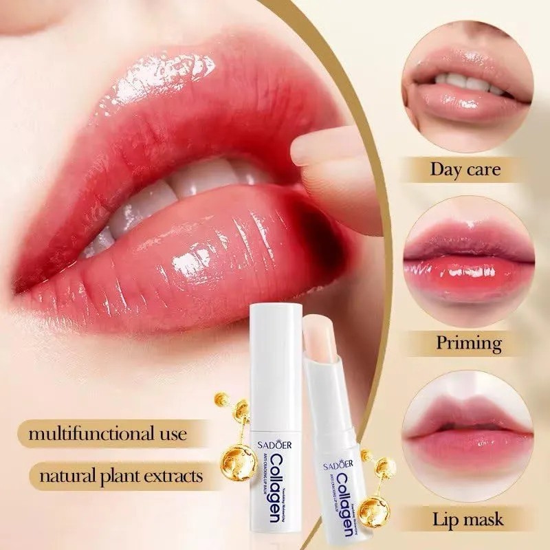Bálsamo Labial Colágeno 10x - Antigrietas E Hidratante 1pc