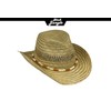 '"Bondi Natural Western Straw Hat