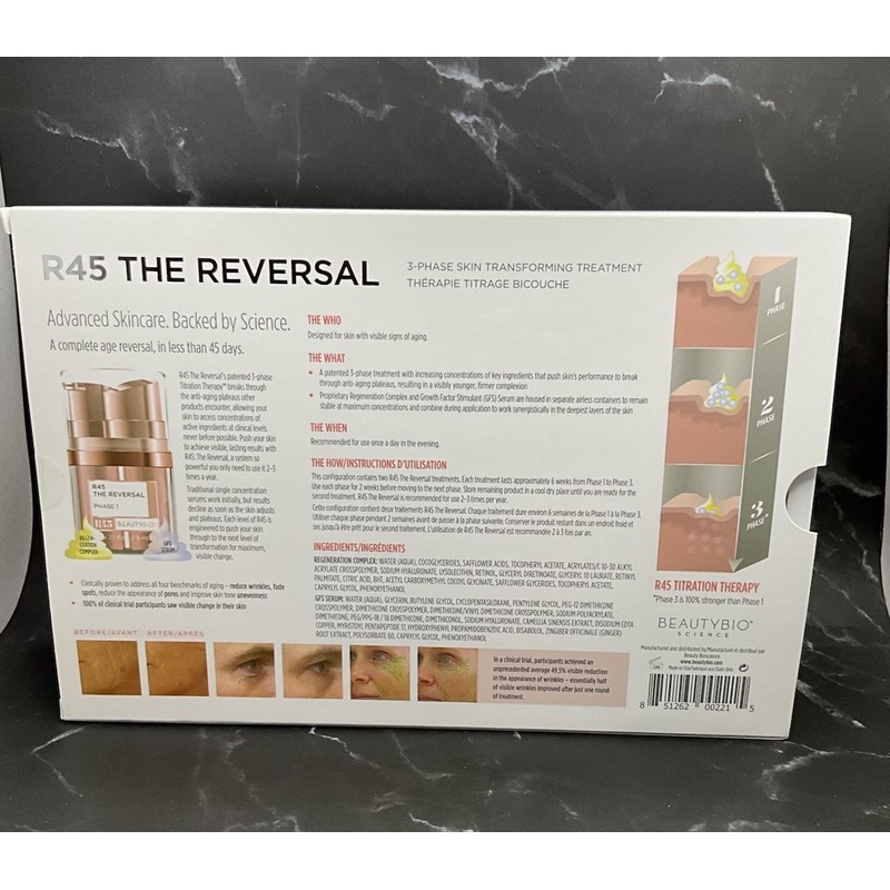 BEAUTY BIO R45 The Reversal 3-Phase Skin Transformation Treatment Set