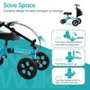 ELENKER Mobility All-Terrain Knee Scooter, Medical Scooter Double Handbrake for