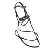 PFIFF Lilly 103031 Snaffle Bridle High Quality Horse Snaffle Black
