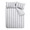 Catherine Lansfield Cove Stripe Reversible Single Duvet Cover Set with
