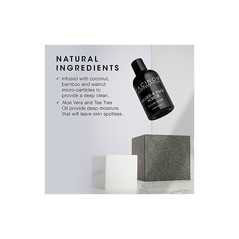 Pacinos Shave System Aloe & Tea Tree Beard & Face