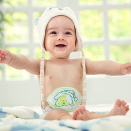 8 Pcs Newborn Infant Belly Wrap Comfort Cotton Umbilical Cord Cover Band Cartoon Soft Baby Belly Band Newborn Navel Belt for Protection Abdomen Baby Boy Girl Gifts 0-12 Months, 4 Styles (Dog)