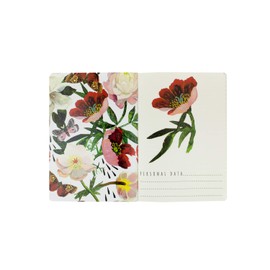 BV by Bruno Visconti Premium Set of Eight Lined Notebooks/Diaries with Assorted Floral Designs and Styles (Flora)
