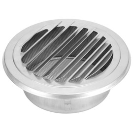 125mm Diameter Flat Grid Duct Vent 304 Stainless Steel for Indoor and Outdoor Air
