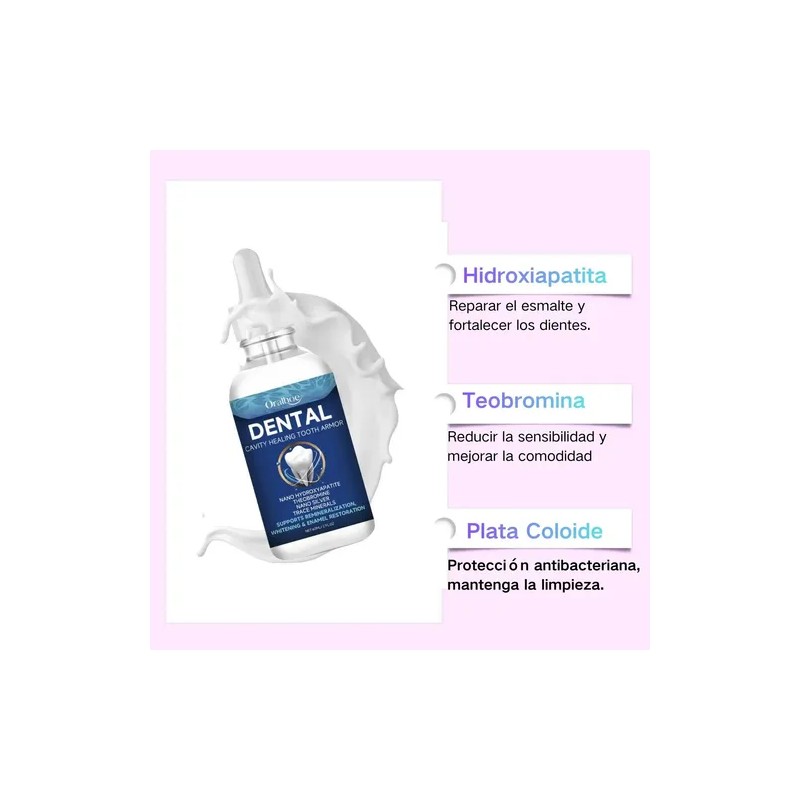 Dentite Cavity Healing Tooth Armor Liquid, Dentite Cavity