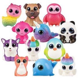 Curious Minds Busy Bags 1 Random Large Animal Slow Rise Squishies Slow Rise Foam - Scented Sensory, Stress, Fidget Toy (1 Random Animal)