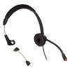 RJ9 Telephone Headset Noise Cancelling Unilateral Corded Business Headphone with