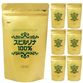 Spirulina 2200 Deep Ocean Water Spirulina Blend, 2,200 Capsules, 6 Bags + 1 Bag Set