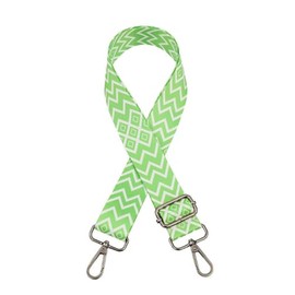 Whakano Fashionable Adjustable Shoulder Strap for Bags Women and Men, 3.8 cm Wide Bag Strap, Adjustable Length 80-130 cm Shoulder Strap, for Handbags, Carry Bags, Black Buckle, light green