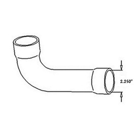 RAParts One New Lower Radiator Hose A34079 Fits Case 930 930 Dom 930CK 940