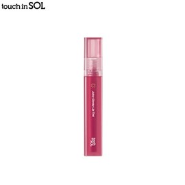 TOUCH IN SOL Vegan Again Juicy Glossy Lip Tint 3.9g, Color:04 Cherry Rose