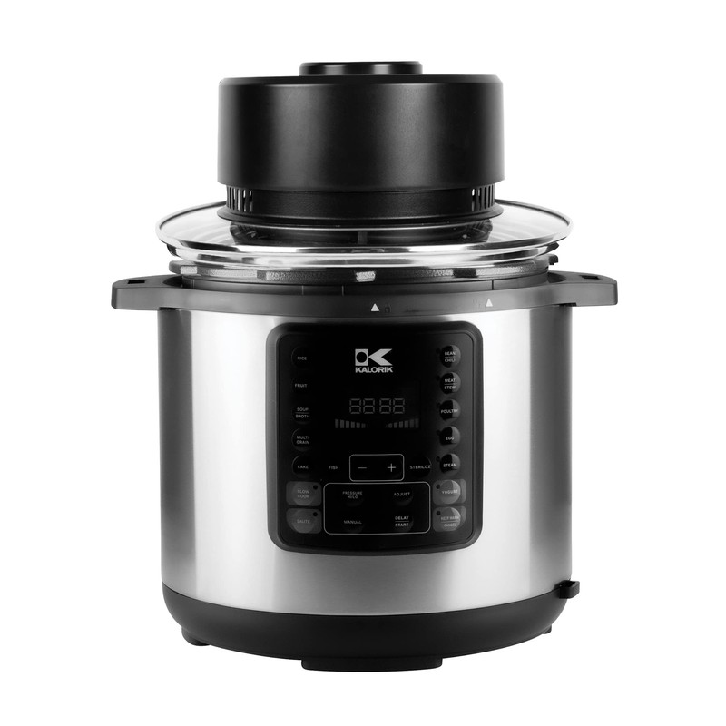 Kalorik Digital Universal Air fryer Lid, Black