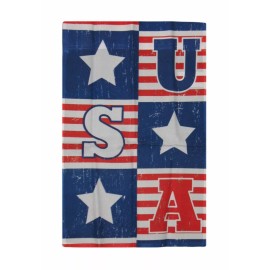 RFCO 12x18 USA American America US Blocks and Stars Sleeved Garden 12x18 Flag