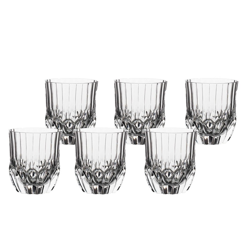 RCR Crystal Adagio Collection Double old Fashioned Glass Set
