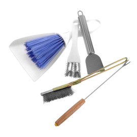 ORFOFE Bird Cage Cleaning Set Practical Tools for Effortless Dropping Removal Durable Brushes Spatula Fork Dustpan for Parakeet Accessories Quick Comfortable Cleaning