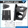 Shimeyao Tongue Jack Stand Bracket Bolt-On Relocation Set Fit for