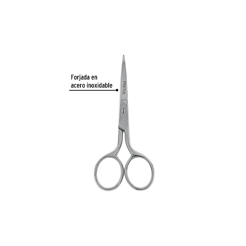 Pretul TP-8375-4, Tijera para bordar 4", acero inoxidable