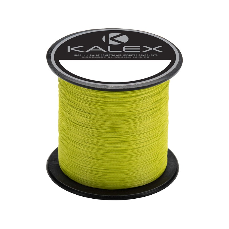 Kalex Kbqs40-Hvy Braid 500 Metros de Alta Visibilidad Amarillo