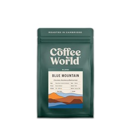 Coffee World | Blue Mountain Blend - Perfect Filter, Drip Brewing for Home Users or Small Café, UK Roasted (250G, Coffee Beans)