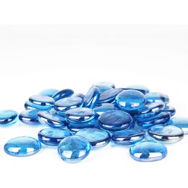 Greenbrier Intl Crafters Square Aquamarine Glass Accent Gems, 2-14-oz. Bags