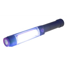 LitezAll Pen and Task Light Flashlight - UV and Non-UV Versions - 400 Lumens, Red Flasher, Wide Beam, Pocket Clip, Detects Pet Urine, Stains, Bed Bugs, Counterfeit Money & More - Batteries Included
