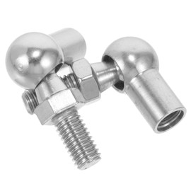 DOITOOL 2pcs Sturdy Steel Tie Rod Ball Head Accessories Ball Joint End Heads for Hydraulics