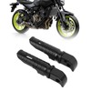 Motorcycle Foot Pegs, Aluminum Alloy Anodizing Rear Passenger Footpegs Footrests