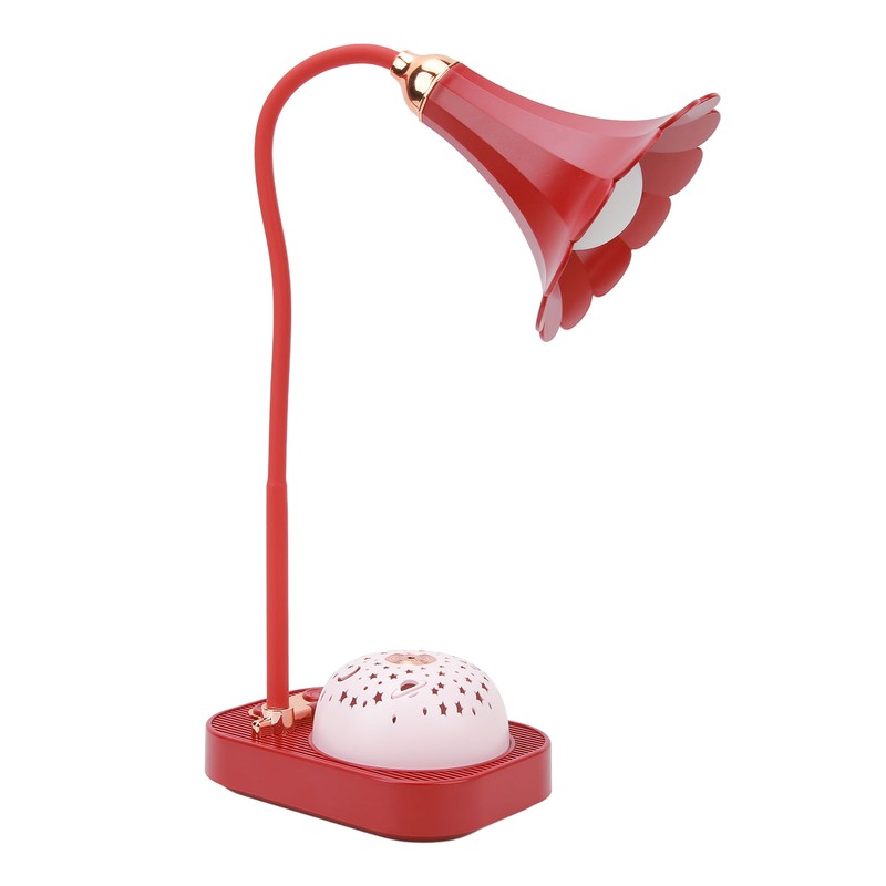 Phonograph Projection LED Desk Lamp Touch Control LED Desk Light