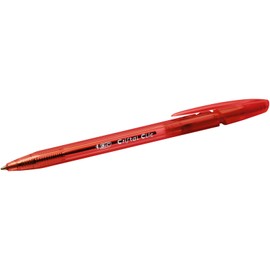 BIC 8507341 Cristal Clic Druckkugelschreiber (0.32 mm) Schachtel à 20 Stück rot,