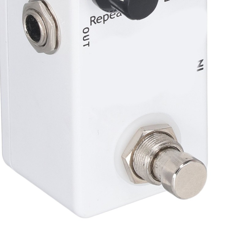 Guitar Delay Pedal Aluminum Alloy LED Indicator 3 Knobs Control