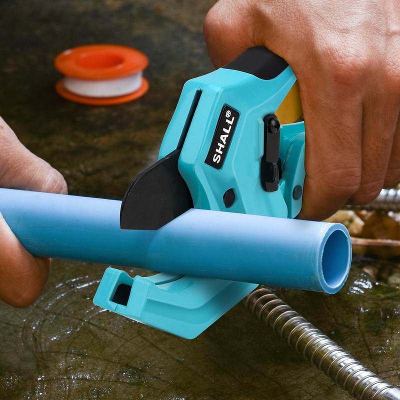SHALL 2.5" (63mm) Plastic Pipe Cutter, PVC Cutter, Ratchet Pipe