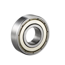 sourcing map 6004Z Deep Groove Ball Bearing Single Shield 60104, 20mm x 42mm x 12mm Chrome Steel Bearings (Pack of 1)