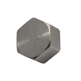 End Cap with Internal Thread Rp 3/8 Inch, 16 Bar Stainless Steel