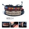 Veraly Pulsera Cuero Boho Vintage Multicapa Caballero Variedad